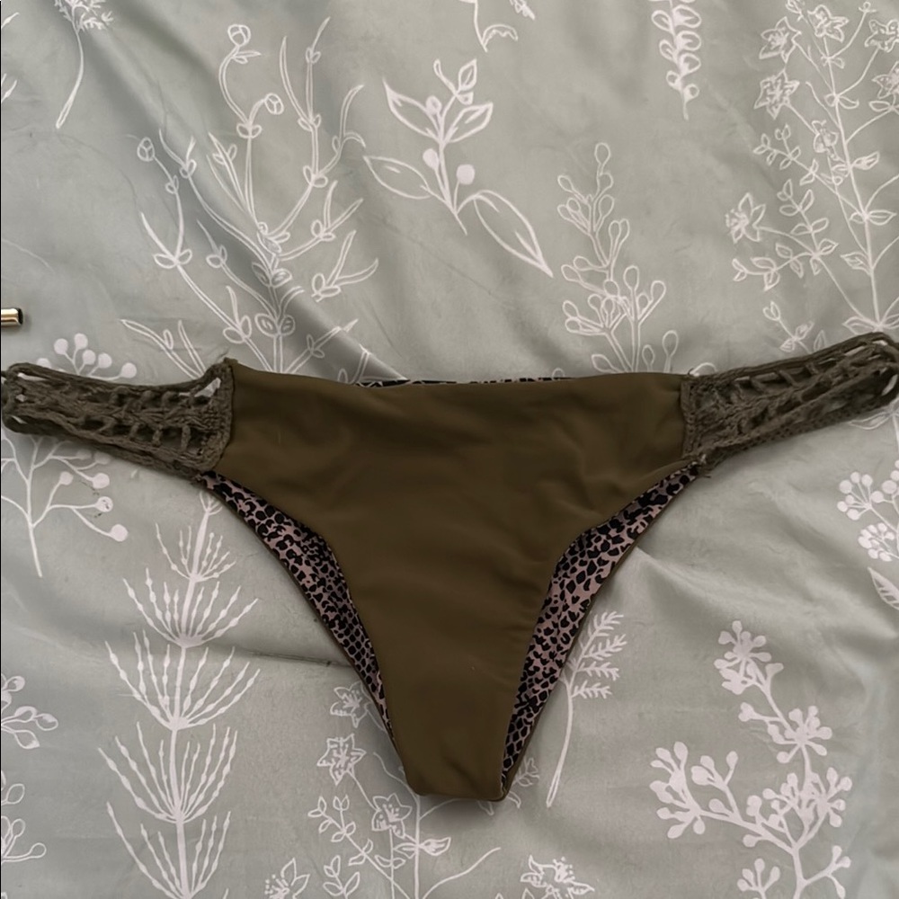 Acacia Swimwear Animal Print Bikini Bottom